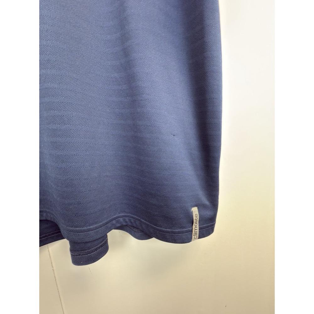 Adidas Climalite Performance Navy Blue/ White Polo ST Rebels Shirt Mens 2XL‎ - Picture 5 of 7